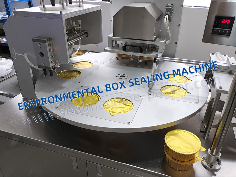 Aluminum foil box sealing machine