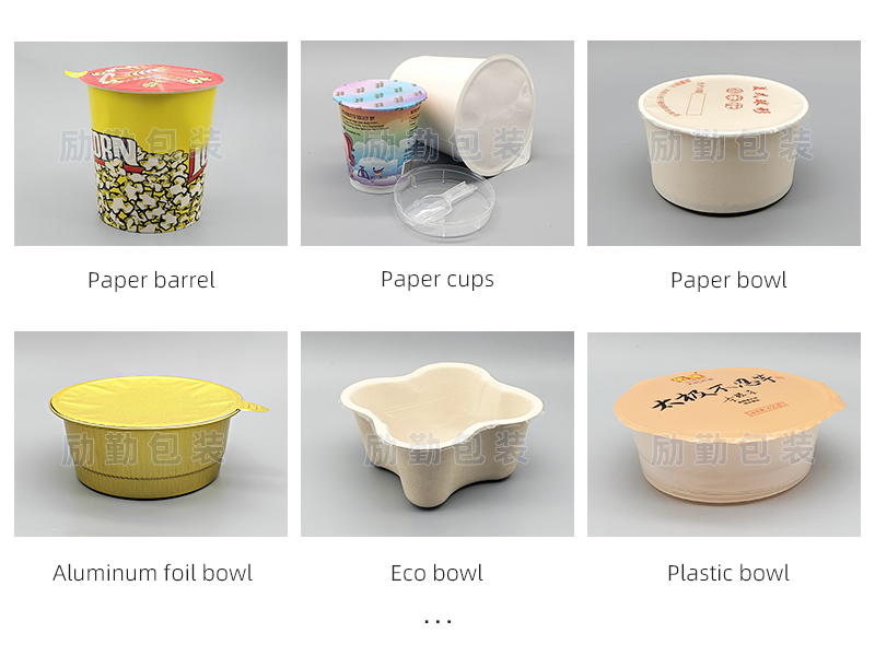 Bowl sealing machine packaging case